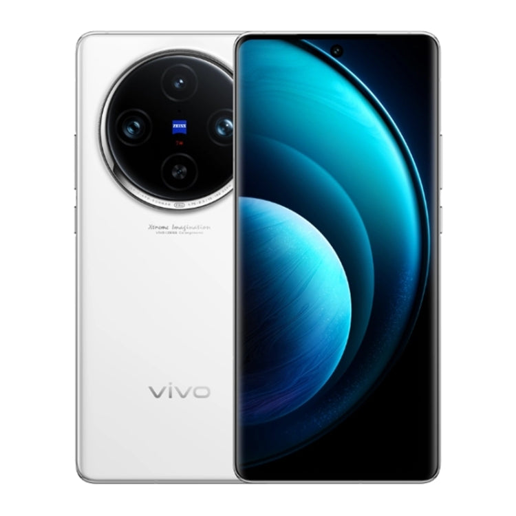 vivo X100 Pro, 16GB+256GB, Face ID / Fingerprint Identification, 6.78 inch Android 14 OriginOS 4 Dimensity 9300 Octa Core 3.25GHz, OTG, NFC, Network: 5G(White) - vivo by vivo | Online Shopping UK | buy2fix