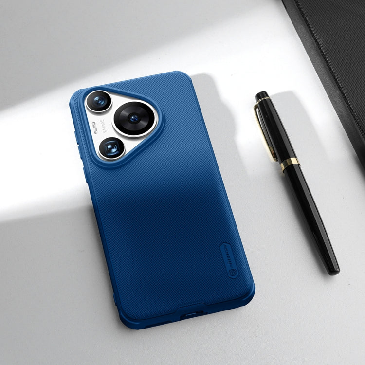For Huawei P70 NILLKIN Frosted Shield Pro PC + TPU Phone Case(Blue) - Huawei Cases by NILLKIN | Online Shopping UK | buy2fix