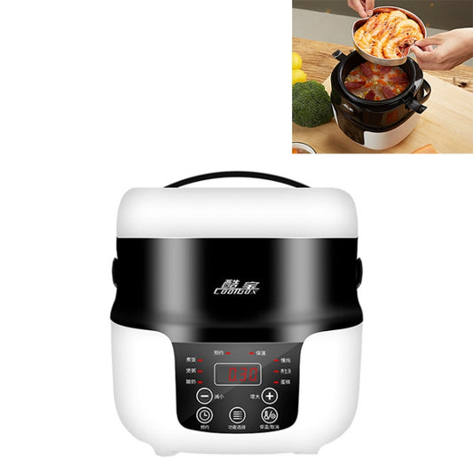 COOLBOX Vehicle Multi-function Mini Rice Cooker Capacity: 2.0L, Version:12V Standard - Rice Cookers by buy2fix | Online Shopping UK | buy2fix