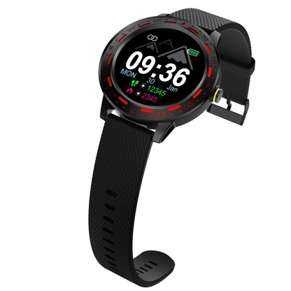 S18 1.3 inch TFT Screen IP67 Waterproof Smart Watch Bracelet, Support Sleep Monitor / Heart Rate Monitor / Blood Pressure Monitoring(Black Red) - Smart Wear by buy2fix | Online Shopping UK | buy2fix