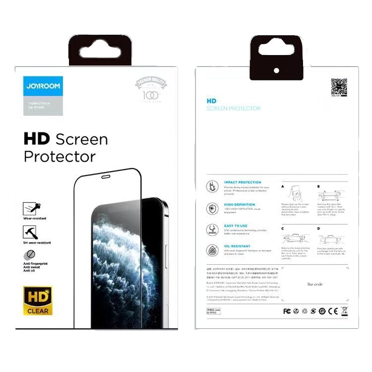 For iPhone 12 Pro Max JOYROOM Knight Series 2.5D Big Screen HD Tempered Glass Film - iPhone 12 Pro Max Tempered Glass by JOYROOM | Online Shopping UK | buy2fix