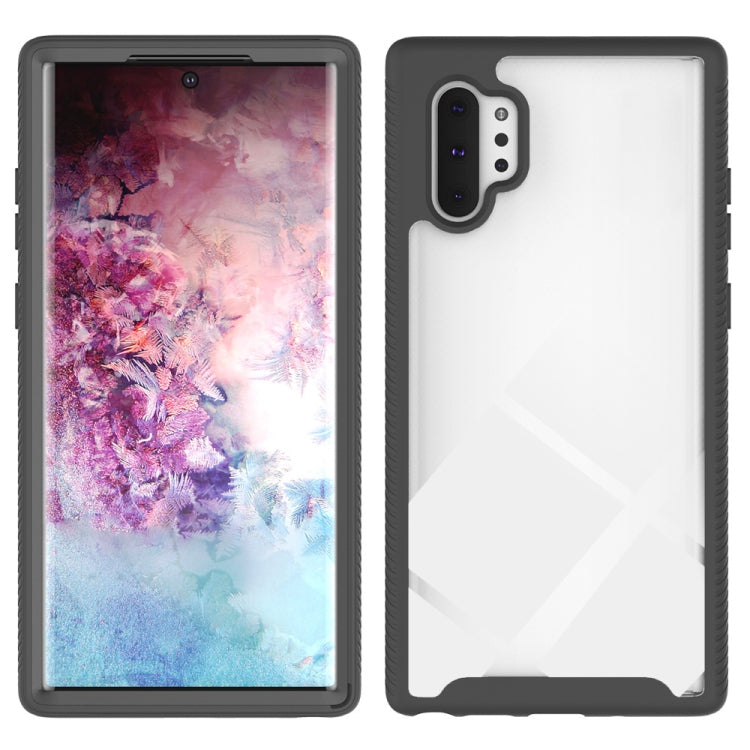 For Samsung Galaxy Note 10 Plus Starry Sky Solid Color Series Shockproof PC + TPU Protective Case(Black) - Samsung Accessories by buy2fix | Online Shopping UK | buy2fix