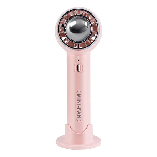 F23 Handheld Rurbo Mini Electric Fan (Pink) - Consumer Electronics by buy2fix | Online Shopping UK | buy2fix