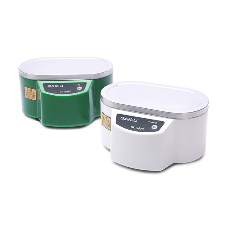 BAKU BK-9030 30W 0.8L LCD Display Ultrasonic Cleaner, AC 110V, US Plug(Green) - Home & Garden by BAKU | Online Shopping UK | buy2fix