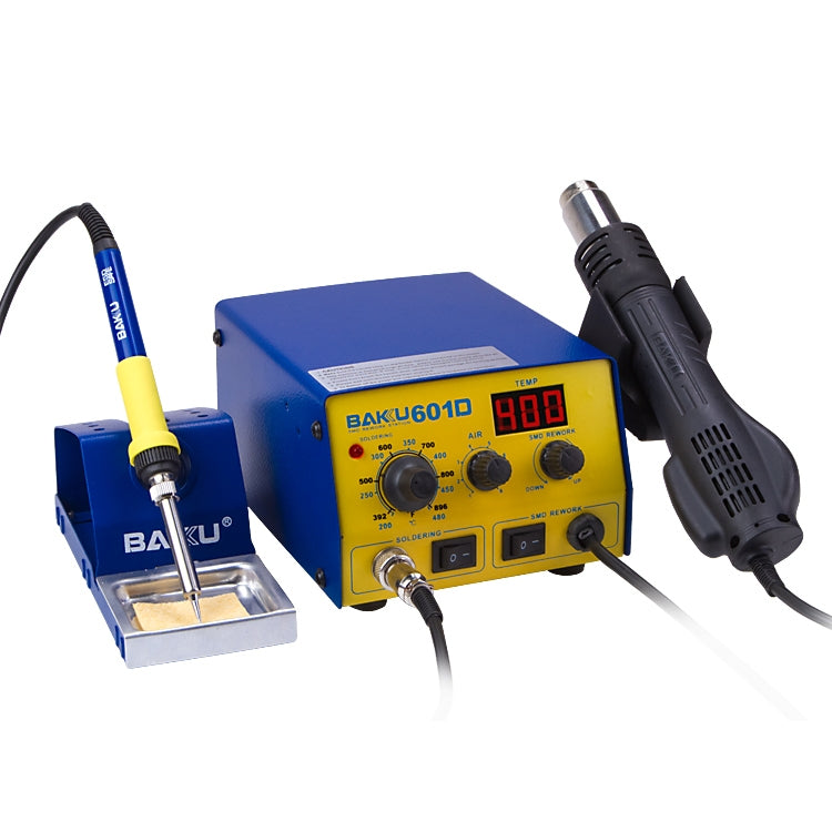 BAKU BK-601D AC 110V LED Display 2 in 1 Hot Air Gun Soldering Iron Soldering Station - Electric Soldering Iron by BAKU | Online Shopping UK | buy2fix