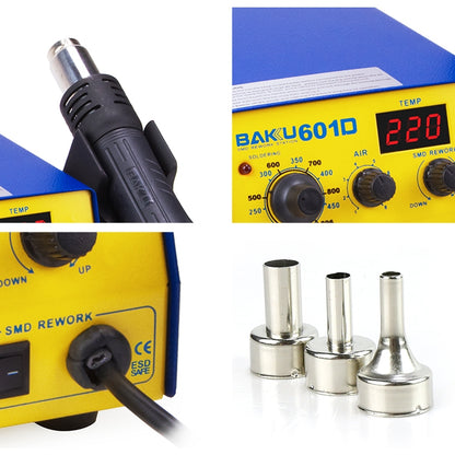 BAKU BK-601D AC 110V LED Display 2 in 1 Hot Air Gun Soldering Iron Soldering Station - Electric Soldering Iron by BAKU | Online Shopping UK | buy2fix