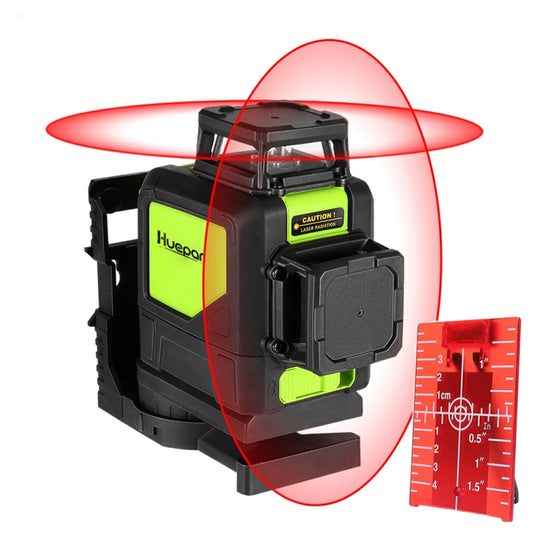 902CR 2×360 Degrees Laser Level Covering Walls and Floors 8 Line Red Beam IP54 Water / Dust proof(Red) - Consumer Electronics by buy2fix | Online Shopping UK | buy2fix