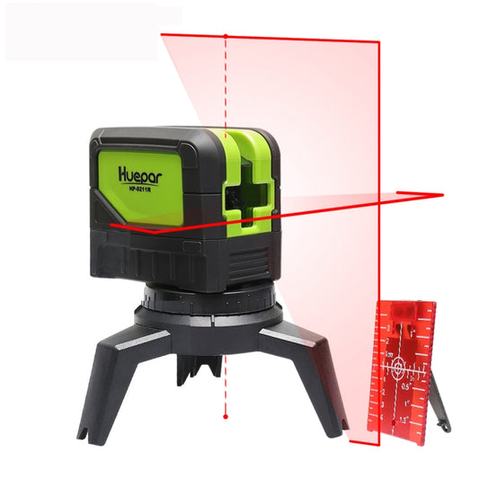 9211R 1V1H 10mW 2 Line 2 Dot Red Beam Laser Level Covering Walls and Floors (Red) - Consumer Electronics by buy2fix | Online Shopping UK | buy2fix