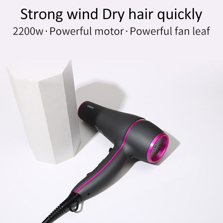 VGR V-402 2200W Household Negative Ion Hair Dryers with 6 Gear Adjustment, Plug Type: EU Plug - Home & Garden by VGR | Online Shopping UK | buy2fix