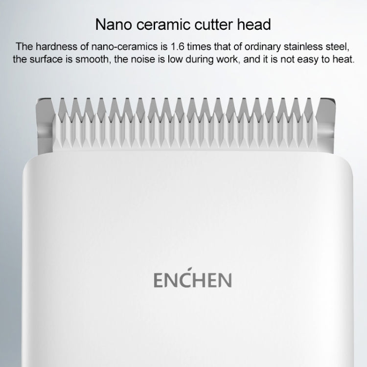 Original Xiaomi Enchen Boost Intelligent Fast Charging Electric Hair Trimmer Haircut Machine (White) - Hair Trimmer by Xiaomi | Online Shopping UK | buy2fix