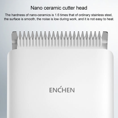 Original Xiaomi Enchen Boost Intelligent Fast Charging Electric Hair Trimmer Haircut Machine (White) - Hair Trimmer by Xiaomi | Online Shopping UK | buy2fix