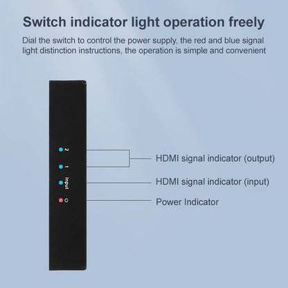 Measy SPH102 1 to 2 HDMI 1080P Switch Simultaneous Display Spliter, US Plug - Switch by Measy | Online Shopping UK | buy2fix