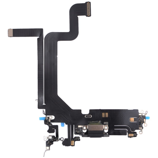 For iPhone 14 Pro Max Charging Port Flex Cable(Black) -  by buy2fix | Online Shopping UK | buy2fix