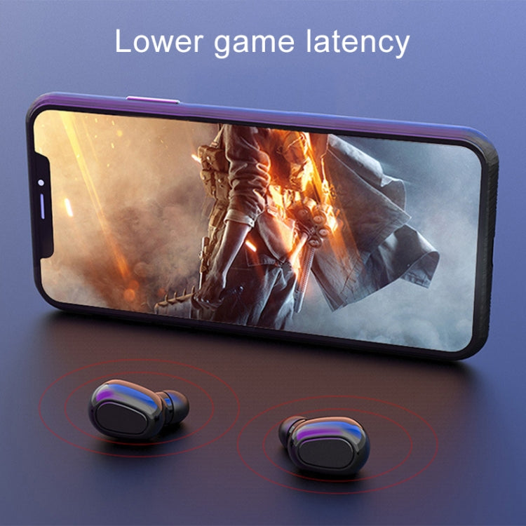 L-21 9D Sound Effects Bluetooth 5.0 Touch Wireless Bluetooth Earphone with Charging Box, Support HD Call (White) - Bluetooth Earphone by buy2fix | Online Shopping UK | buy2fix