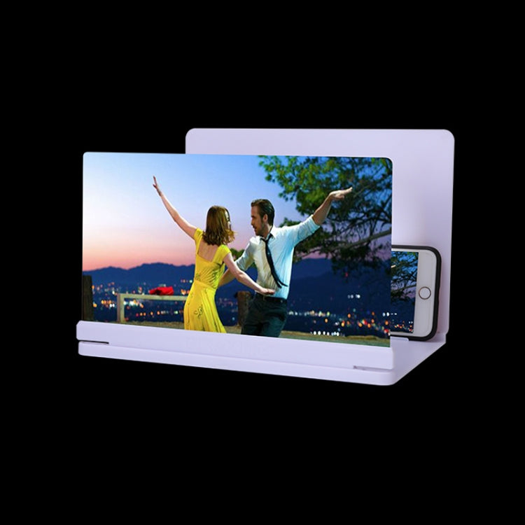 9X Ultra-thin Mobile Phone Eye Protection Screen Magnifier (White) - Screen Magnifier by buy2fix | Online Shopping UK | buy2fix