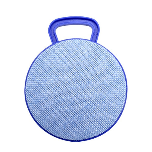 A01L Cloth Texture Round Portable Mini Bluetooth Speaker, Support Hands-free Call & TF Card(Blue) - Mini Speaker by buy2fix | Online Shopping UK | buy2fix