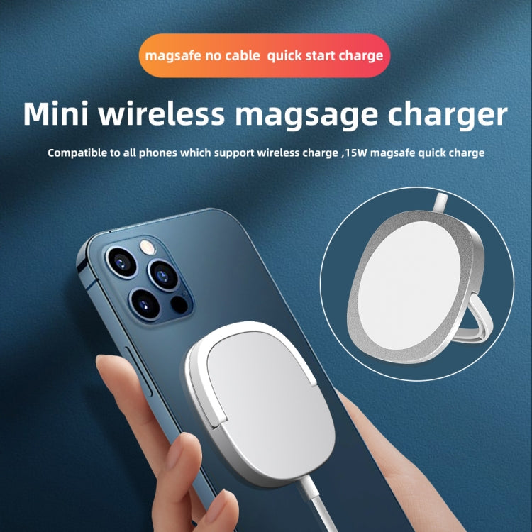 Y3 15W Ultra-thin MagSafe Magnetic Wireless Charger (Blue) - Wireless Charger by buy2fix | Online Shopping UK | buy2fix