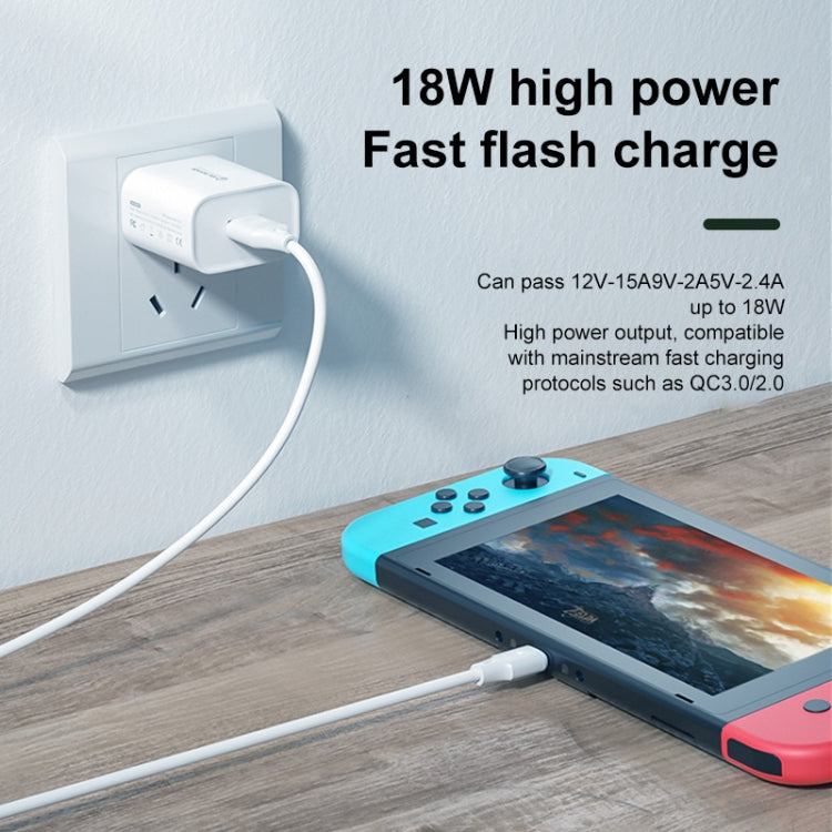 WK WP-U57 Max 18W Maxspeed QC3.0 Fast Charger(EU Plug) - Apple Accessories by WK | Online Shopping UK | buy2fix