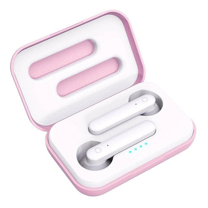 X26 TWS  Bluetooth 5.0 Wireless Touch Bluetooth Earphone with Magnetic Attraction Charging Box, Support Voice Assistant & Call(Pink) - TWS Earphone by buy2fix | Online Shopping UK | buy2fix