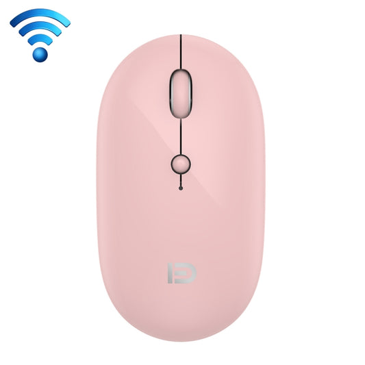 FOETOR E100us 2.4G + Type-C / USB-C Rechargeable Dual Modes Wireless Mouse (Pink) - Wireless Mice by FOETOR | Online Shopping UK | buy2fix