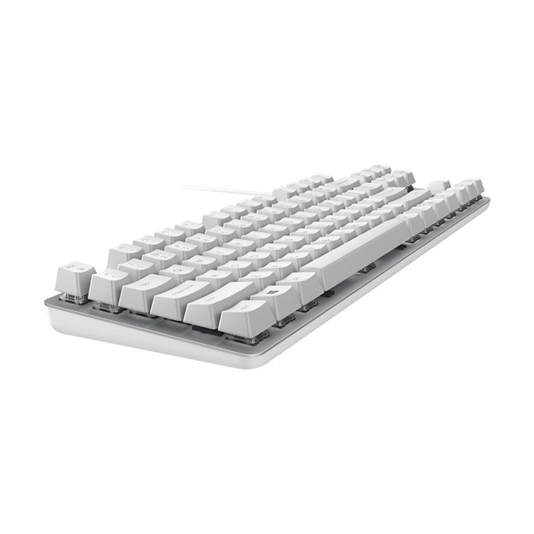 Logitech K835 Mini Mechanical Wired Keyboard, Red Shaft (White) - Wired Keyboard by Logitech | Online Shopping UK | buy2fix