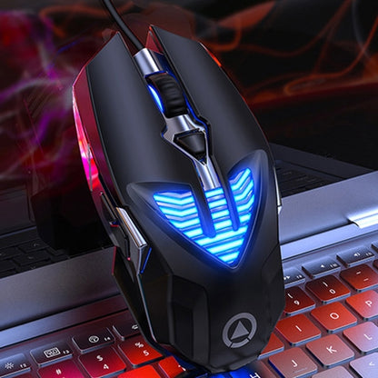 YINDIAO G4 3200DPI 4-modes Adjustable 7-keys RGB Light Programmable Wired Gaming Mouse (Black) - Wired Mice by YINDIAO | Online Shopping UK | buy2fix