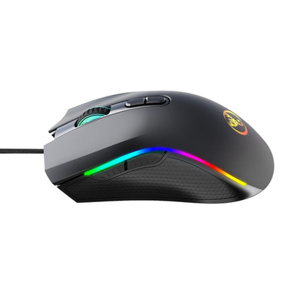 HXSJ A869 Type-C 7200dpi 6-modes Adjustable 7-keys RGB Light Wired Game Mouse - Computer & Networking by HXSJ | Online Shopping UK | buy2fix