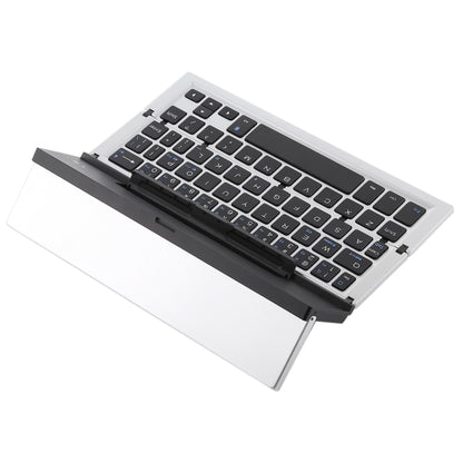 GK608 Ultra-thin Foldable Bluetooth V3.0 Keyboard, Built-in Holder, Support Android / iOS / Windows System (Grey) - Wireless Keyboard by buy2fix | Online Shopping UK | buy2fix