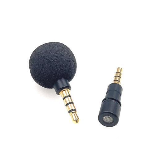 ZJ040MR 4 Level Pin 3.5mm Mobile Phone Tablet Laptop Electronic Equipment Mini Straight Microphone - Consumer Electronics by buy2fix | Online Shopping UK | buy2fix