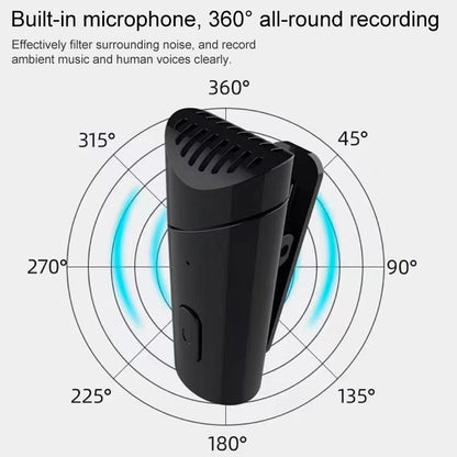 MY-M6 8 Pin Port Portable Smart Noise Reduction 2.4GHz Wireless Microphone with Clip - Consumer Electronics by buy2fix | Online Shopping UK | buy2fix