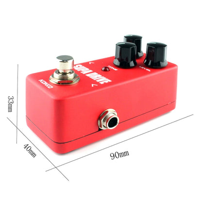 KOKKO FOD5 Mini Electric Guitar Overload Monoblock Effects Pedal(Red) - Guitar Tuner by KOKKO | Online Shopping UK | buy2fix