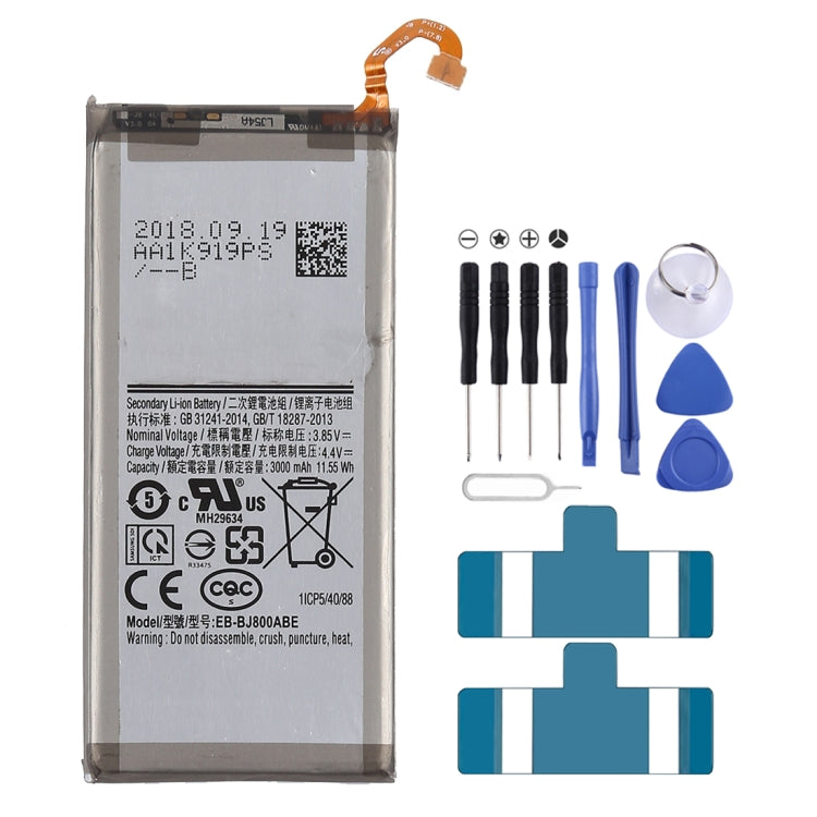 3000mAh Rechargeable Li-ion Battery EB-BJ800ABE for Galaxy J8 (2018) - For Samsung by buy2fix | Online Shopping UK | buy2fix