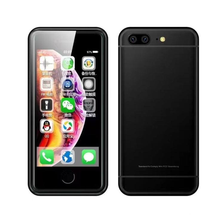 SOYES L3, 1GB+8GB, 2.5 inch MTK6580 Quad Core up to 1.3GHz, Bluetooth, WiFi, FM, Network: 3G, Dual SIM (Black) - SOYES by SOYES | Online Shopping UK | buy2fix