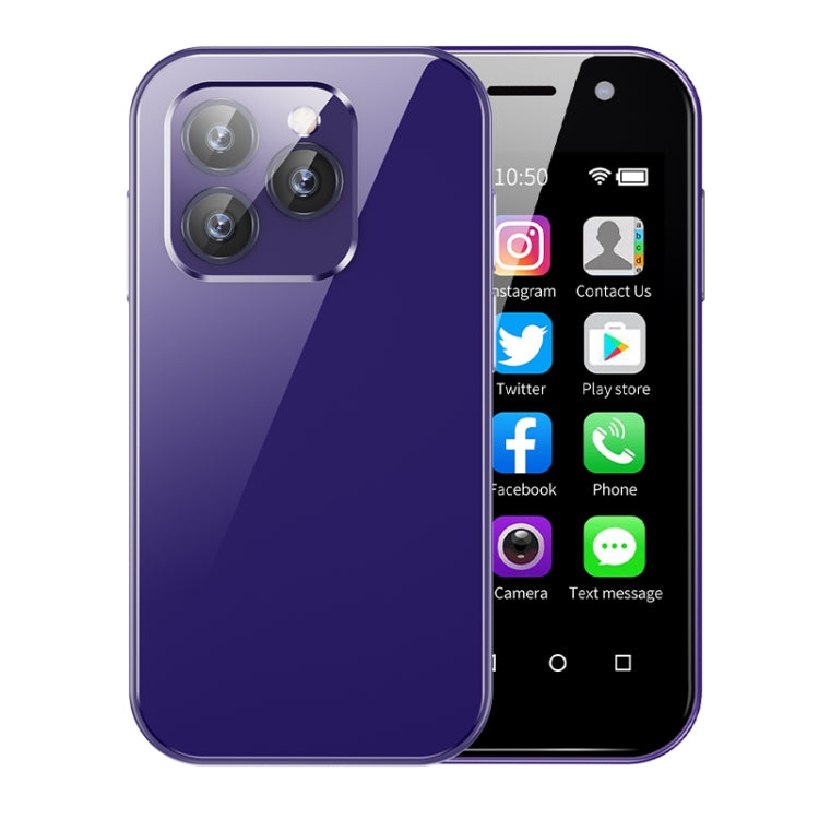 SOYES 14 Pro, 2GB+16GB, Face Recognition, 3.0 inch Android 9.0 MTK6739CW Quad Core up to 1.28GHz, OTG, Network: 4G, Dual SIM, Support Google Play (Purple) - SOYES by SOYES | Online Shopping UK | buy2fix