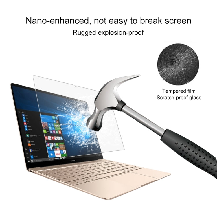 0.4mm 9H Surface Hardness Full Screen Tempered Glass Film for Huawei MateBook X 13.3 inch -  by buy2fix | Online Shopping UK | buy2fix