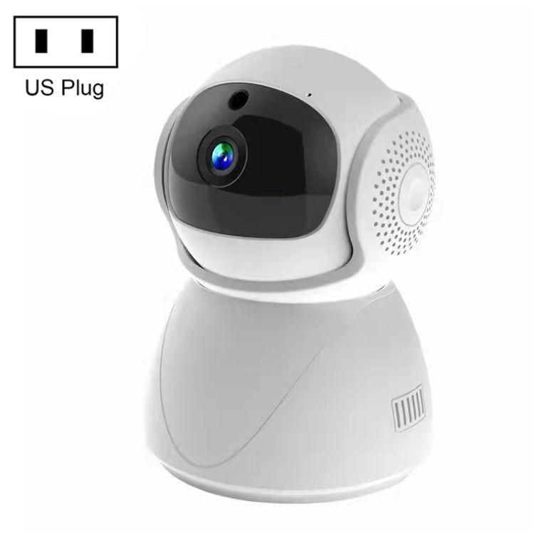 ZAS-5G01 1080P Home 5G WiFi Dual-band Panoramic Camera with 128GB TF Card, Support IR Night Vision & AP Hot Spot & Designated Alarm Area, US Plug - Security by buy2fix | Online Shopping UK | buy2fix