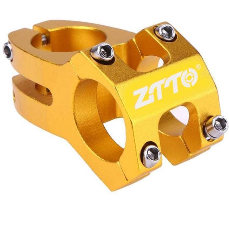 ZTTO Cycling Accessories MTB Bike Handlebar Stem Suitable for 31.8mm(Yellow) - Outdoor & Sports by ZTTO | Online Shopping UK | buy2fix
