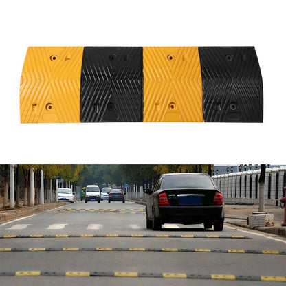 Herringbone Rubber Speed Bump, Size: 100x35x5cm - Speed Bumps by buy2fix | Online Shopping UK | buy2fix