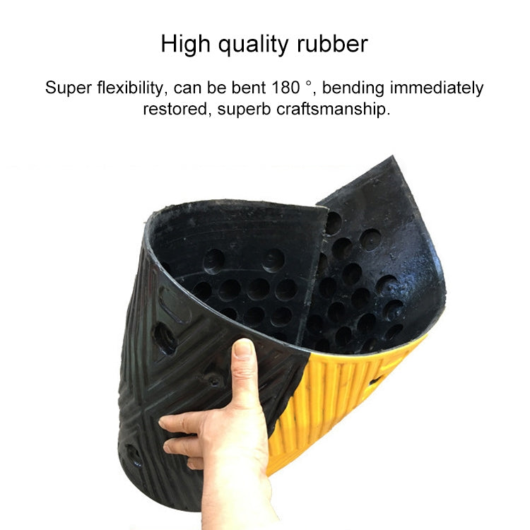 Herringbone Rubber Speed Bump, Size: 100x35x7cm - Speed Bumps by buy2fix | Online Shopping UK | buy2fix