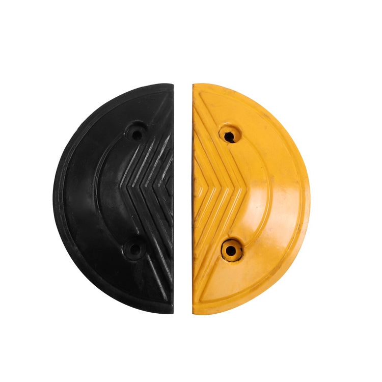 Pair Of Special Round Heads For Rubber Speed Bumps, Diameter: 50cm - Speed Bumps by buy2fix | Online Shopping UK | buy2fix