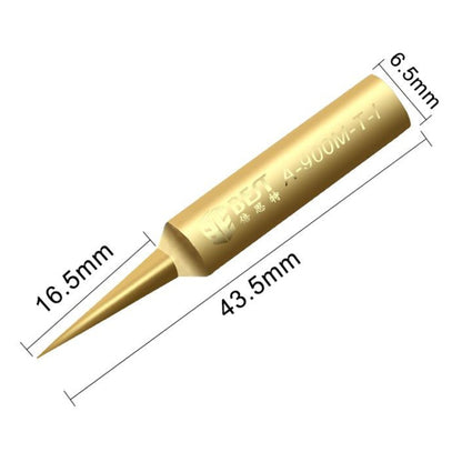 10 PCS BEST Pure Copper Low Temperature Soldering Iron Tip Special for Welding Fly Jump Wire A-900M-T-I - Soldering Iron Tip by BEST | Online Shopping UK | buy2fix