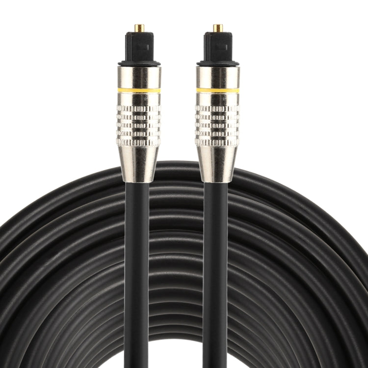 25m OD6.0mm Nickel Plated Metal Head Toslink Male to Male Digital Optical Audio Cable - Audio Optical Cables by buy2fix | Online Shopping UK | buy2fix