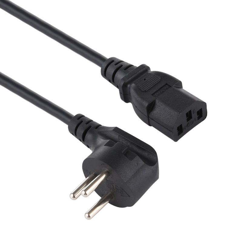 Israel Plug to Three Holes Desktop PC Power Cord, Cable Length: 1.8m -  by buy2fix | Online Shopping UK | buy2fix