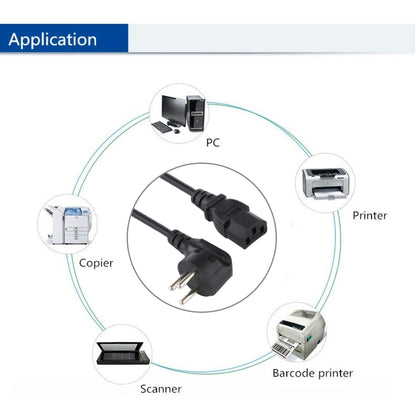Israel Plug to Three Holes Desktop PC Power Cord, Cable Length: 1.8m -  by buy2fix | Online Shopping UK | buy2fix