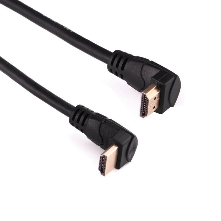 1.8m 4K*2K HDMI 2.0 Version High Speed 90 Degree Right Angle HDMI Male to 90 Degree Right Angle HDMI Male Cable with Ethernet - Cable by buy2fix | Online Shopping UK | buy2fix