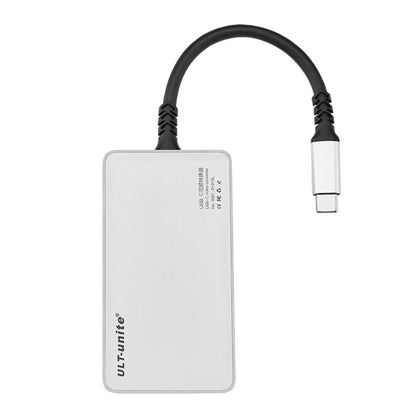 ULT-unite 5 in 1 USB-C / Type-C to 3.5mm Audio + VGA + DP + HDMI + PD Port Multifunctional HUB Adapter(White) - USB HUB by ult-unite | Online Shopping UK | buy2fix