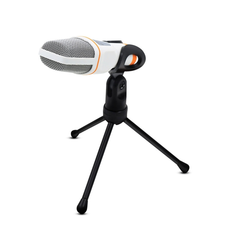 Yanmai SF666 Professional Condenser Sound Recording Microphone with Tripod Holder, Cable Length: 1.3m, Compatible with PC and Mac for Live Broadcast Show, KTV, etc.(White) - Consumer Electronics by Yanmai | Online Shopping UK | buy2fix