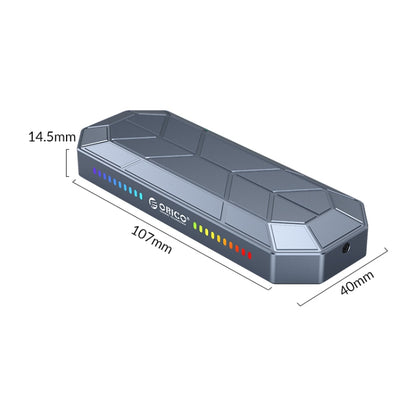 ORICO M2VG01-C3 RGB M.2 NVMe SSD Enclosure - HDD Enclosure by ORICO | Online Shopping UK | buy2fix