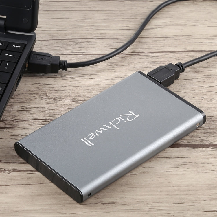 Richwell SATA R2-SATA-2TB 2TB 2.5 inch USB3.0 Super Speed Interface Mobile Hard Disk Drive(Grey) - External Hard Drives by Richwell | Online Shopping UK | buy2fix