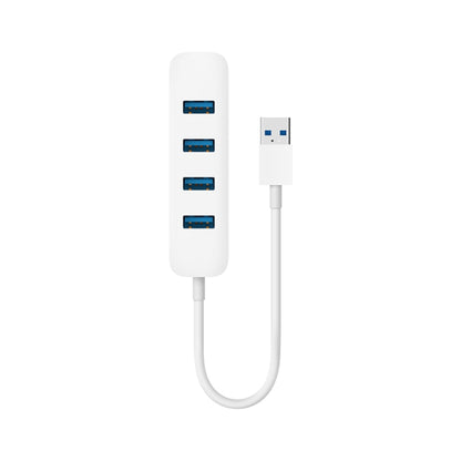 Original Xiaomi 4 Ports USB3.0 Hub with Stand-by Power Supply Interface USB Hub Extender Extension Connector Adapter(White) - Lan Cable and Tools by Xiaomi | Online Shopping UK | buy2fix